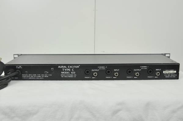 Aphex Aural Exciter Type C エキサイター phex Aural Exciter Type C