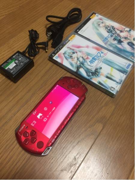 PSP3000初音ミク限定モデル i301R☆SONY PSP-3000本体 初音ミクモデル 