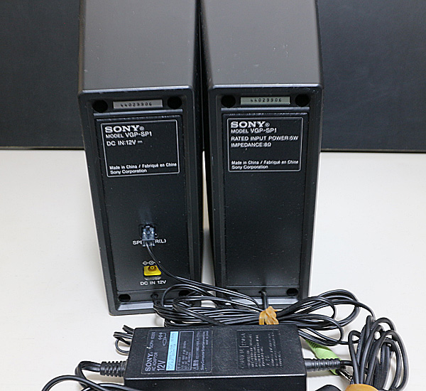 AC電源仕様に改造済】SONY VGP-SP1 アクティブスピーカー VAIO