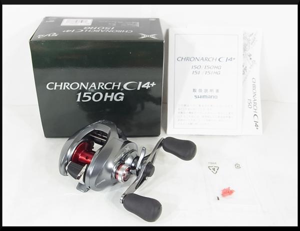 ■極美品 シマノ 14 クロナーク CI4+ 150HG 右 ベイトリール■