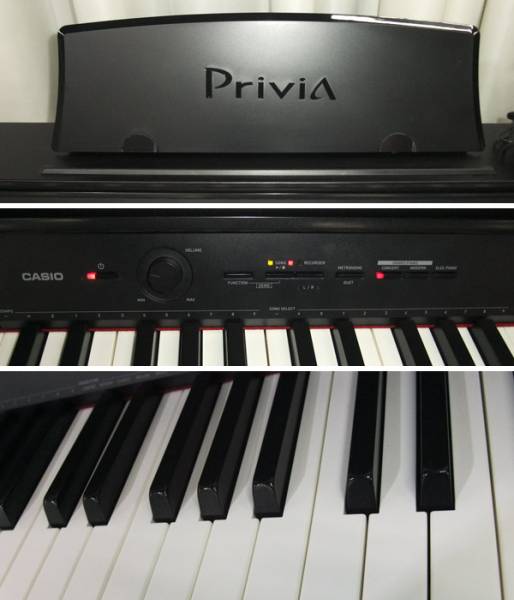 AB06a)美品 CASIO カシオ 電子ピアノ PX-750BK Privia 13年製