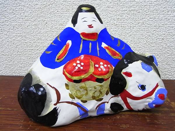 大人気，最新作 人間国宝 宮内フサ 作 九四才 高松張子 牛乗り天神 郷土玩具(日本人形)｜売買されたオークション情報、yahooの商品情報をアーカイブ公開 - オークファン その他