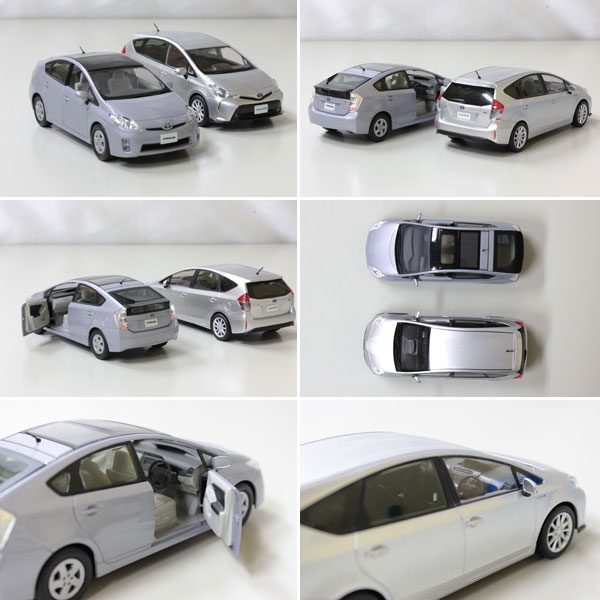 トヨタ 非売品 1/30 プリウス / プリウスα カラーサンプル 2台