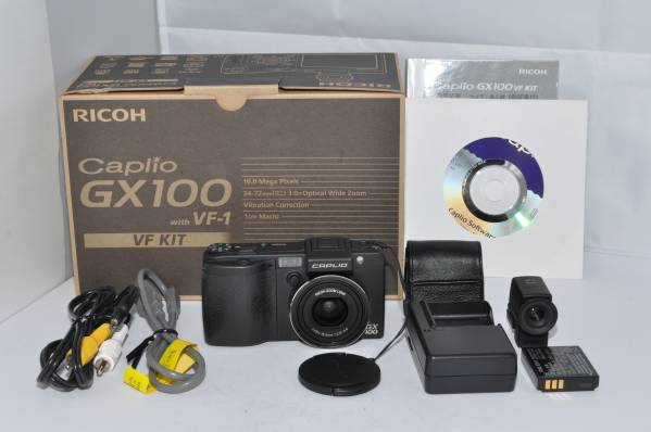 箱付き未使用級★リコー RICOH GX100 VF付★完動★170