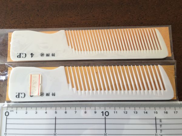 サービス出品！角度 C.P. 櫛 4本セット クシ コーム 理容 美容
