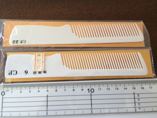 サービス出品！角度 C.P. 櫛 4本セット クシ コーム 理容 美容