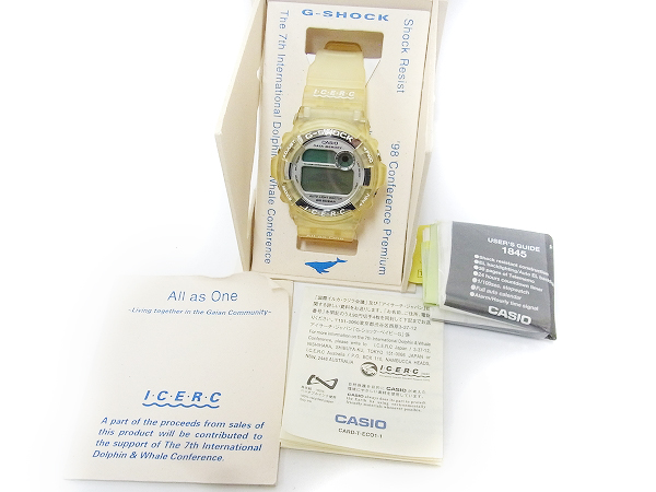 通販 ストア G-SHOCK/Gショック 第7回イルクジ スケルトン DW-9200K-7T