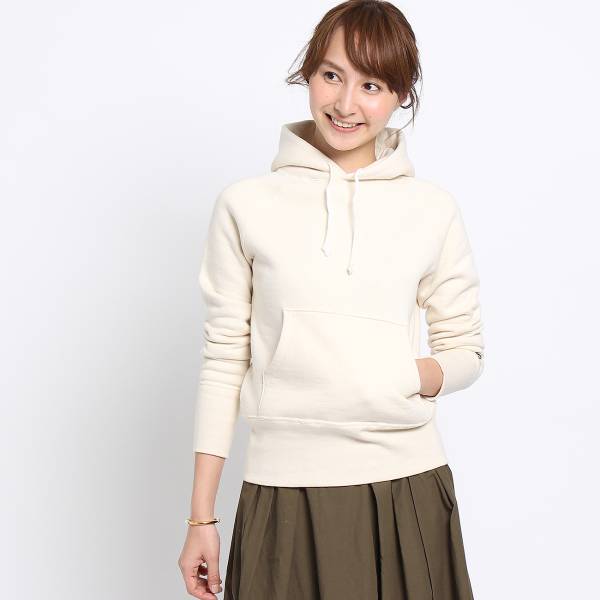 美品DRESSTERIORドレステリアD刺繍吊裏毛PARKAパーカー2ホワイト