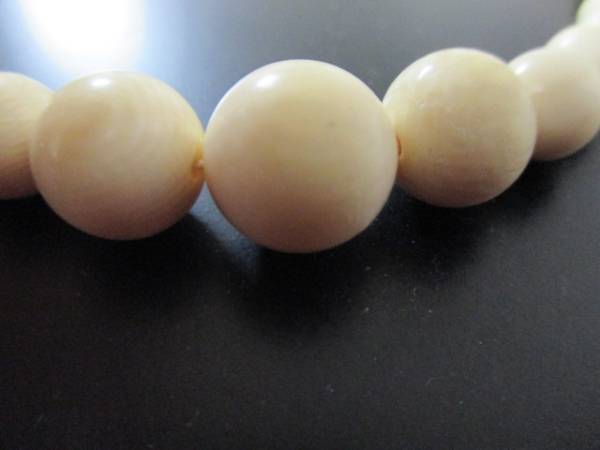 ◆　とてもシンプル　象牙ネックレス 17g　◆_2