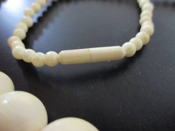 ◆　とてもシンプル　象牙ネックレス 17g　◆_3