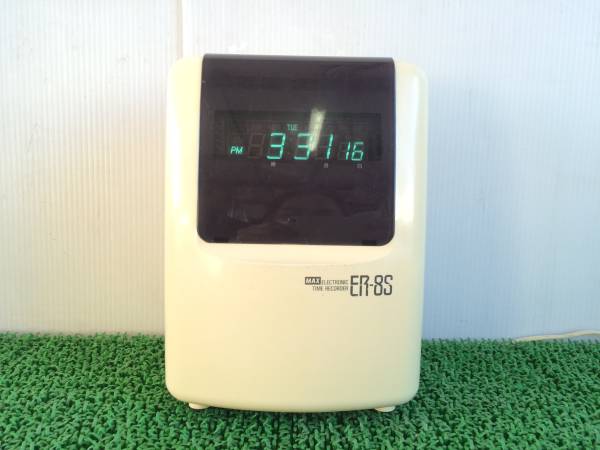 マックス タイムレコーダ ER-80SUW ホワイト ER90717 ER-80SUW マックス 電子タイムレコーダー その他中古「未使用品」マックス 0 ○MAX