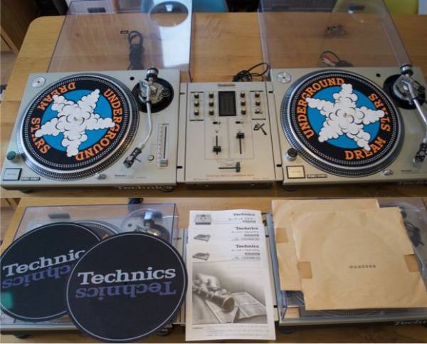 Technics ターンテーブル SL-1200MK3D 2台 ミキサーおまけ