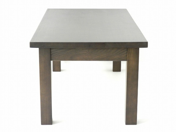 無印 MUJI タモ材 木製 テーブル M-LT450 幅90cm 引出付O1739745