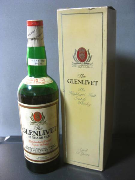 特級古いグレンリベット12年GLENLIVET750ml旧ボトル☆古酒②