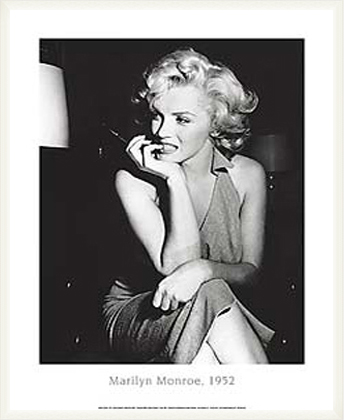 新作，定番人気】 マリリン モンロー 1952 フォトグラフ/フレーム額装
