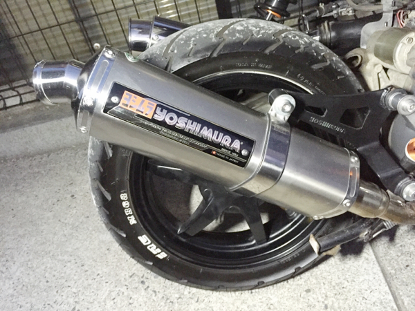 アドレス V125G マフラー ヨシムラ トライオーバルサイクロン