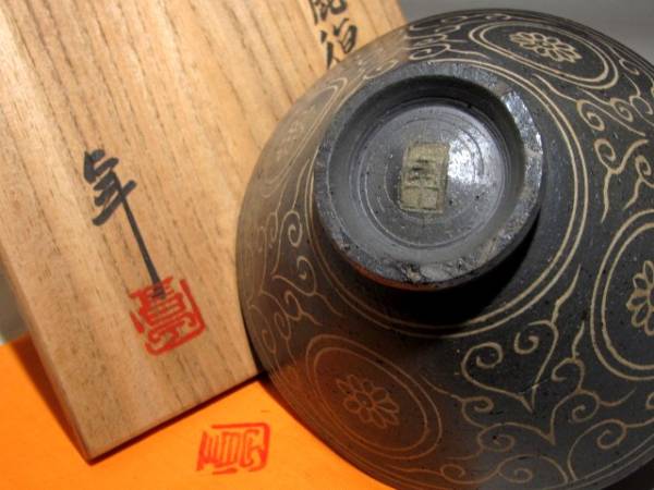 中国 古七宝琺瑯彩 茶合 碗鎮 U R6182 中国 古七宝琺瑯彩 茶合 碗鎮 U