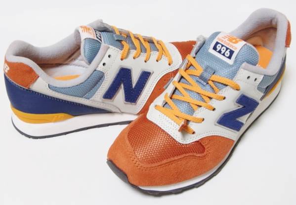 ニューバランス WR996 GP オレンジ ネイビー 紺 23.5cm