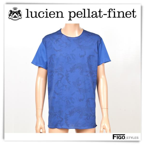 ペラフィネ 15ss ブルー スカル カモフラ Tシャツ L 新品