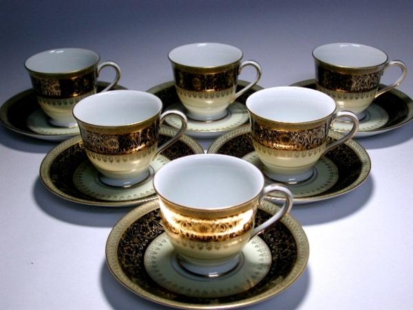 ☆1円～ ノリタケ カップ、ソーサー六客 ノリタケ カップ＆ソーサー6