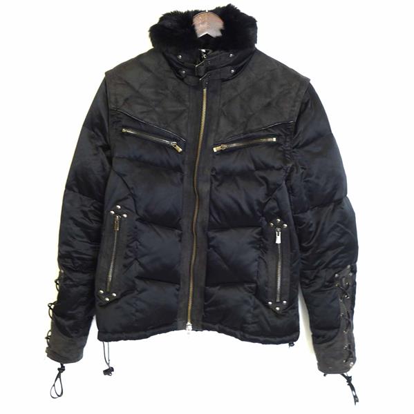 SCHLUSSEL(シュリセル) ファー切り替えダウンブルゾン-02