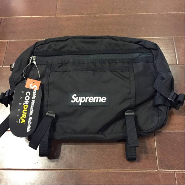 新品　Supreme ケース 黒 コーデュラ 16ss supreme shoulder bag 黒 ショルダーバッグ 登坂着 boxlogo