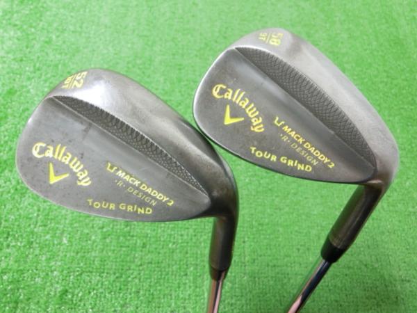 キャロウェイ　マックダディ２　 レフティ 52° & 60° 2本セット　名器 2本組◇ Callaway マックダディ2 TOUR GRIND 52，58 X100 ◇F488