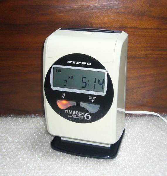 ニッポー タイムレコーダー タイムボーイ6 タイムカード20枚付