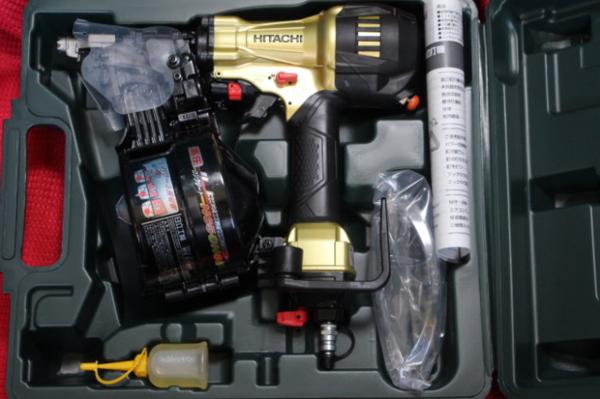 ♪新品 日立 高圧ロール釘打ち機 NV65HR ゴールド 高圧ロール釘