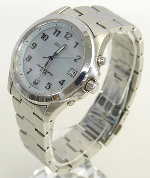 セイコー 7B22 電波ソーラー SEIKO 腕時計 チタン ソーラー 7b22の通販