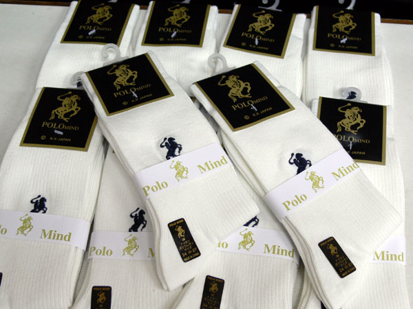 1円~ POLOソックス ポロ靴下 20足 ☆定価24000円分 白色