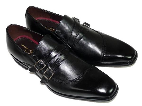 マドラス Via cammino by madras 革靴 24.5cm 美品 ストラップ