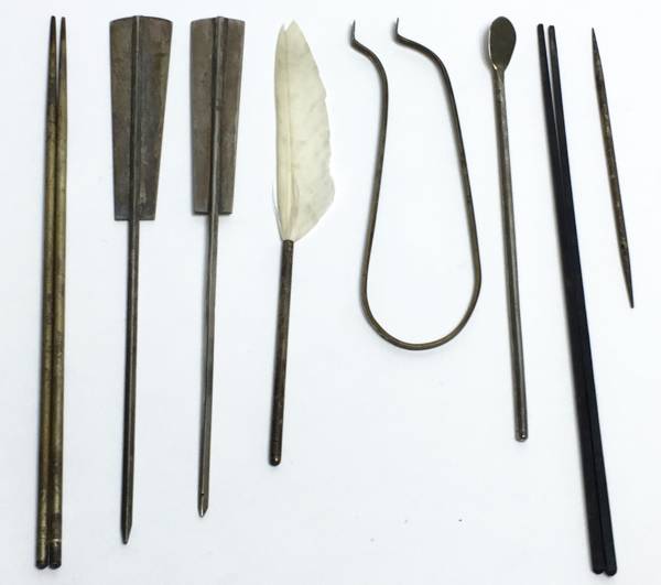 香 道具 七つ道具 中古品 古美術柳 火道具 七つ道具一式 箱付 火筋