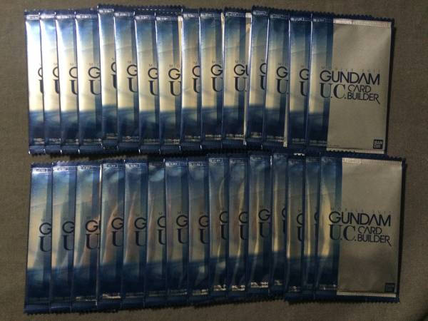 ガンダムU.C. カードビルダー 未開封パック30枚 SR or R 3枚確定