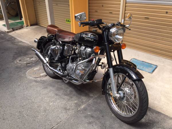 ロイヤルエンフィールド 車検のついでに色々カスタム | サドル