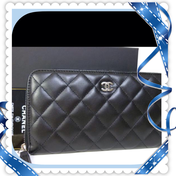 シャネル マトラッセ CHANEL 長財布 ラウンド クラシック ジップ