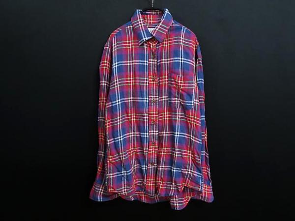 ドゥーズィエム クラス チェック シャツ size36/赤 ■◇