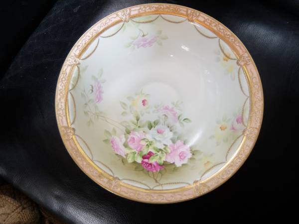 金彩 オールドノリタケ M-NIPPON M-Nippon印 ローズ ニッポン 薔薇 1点 