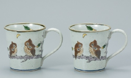 100%新品，新品 九谷焼 ふくろう ペアマグカップ AP4-925 ギフト コーヒー 紅茶(湯呑み、カップ)｜売買されたオークション情報、yahooの商品情報をアーカイブ公開 - オークファン 九谷