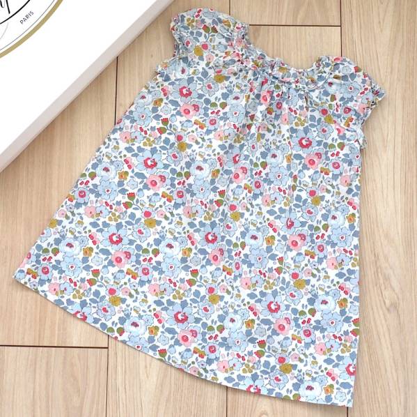 美品☆BONPOINT ボンポワン☆リバティ柄ワンピース☆ベッツィー