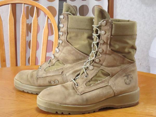 USMC 米軍実物 ゴアテックスブーツ コヨーテ　BATES【本文確認】 米軍放出品 中古良品 BATES USMC GORE－TEX