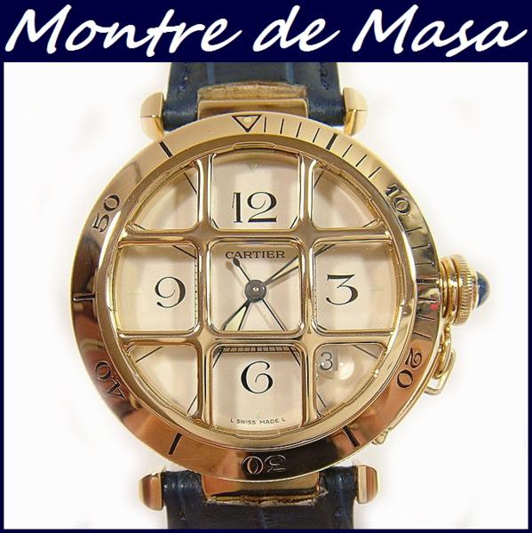 4723極上・O/H、仕上げ済 カルティエ パシャ グリッド K18YG_v_d