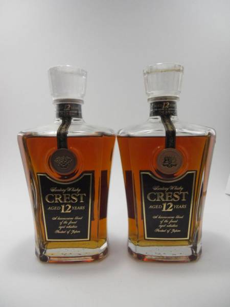 ◎クレスト 12年 ウイスキー 2本セット 箱付【未開栓】古酒◎030