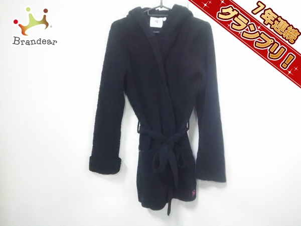 カシウエア カーディガン XS レディース 黒 ガウン KASHWERE