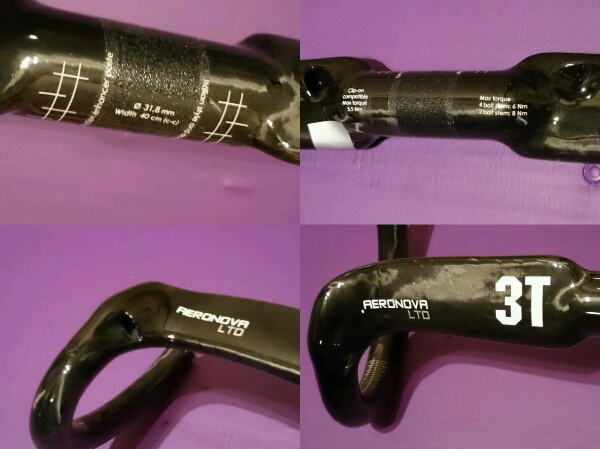 3T AERONOVA LTD エアロハンドル 未使用 3T AERONOVA LTD STEALTH