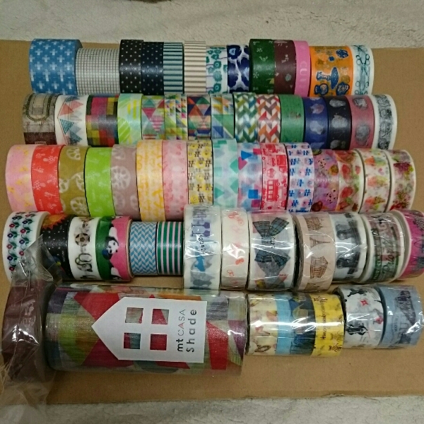 中古＆未使用★マスキングテープ64本セット★mtカモイマークス他