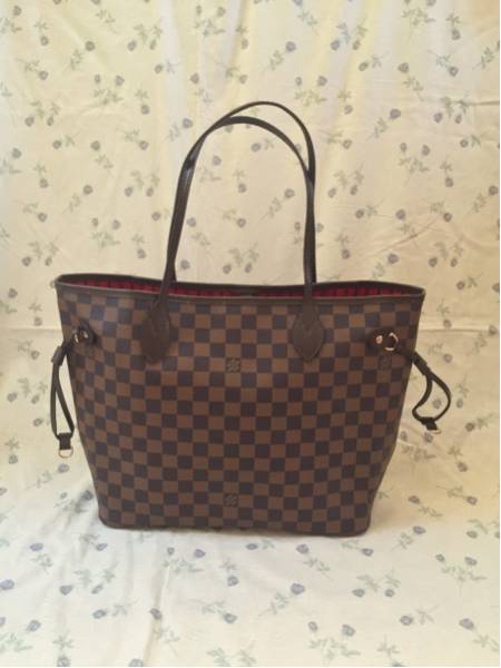 未使用 美品 ルイ ヴィトン ダミエ ネヴァーフルMM louis vutton