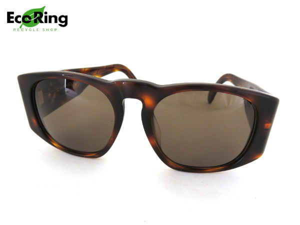 1円 美品 シャネル 01450 91235 ココマーク サングラス DQ829