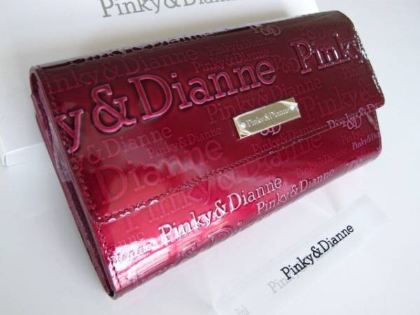 Pinky&Dianne☆ピンキー＆ダイアン☆多収納な長財布☆ボルドー☆ 長