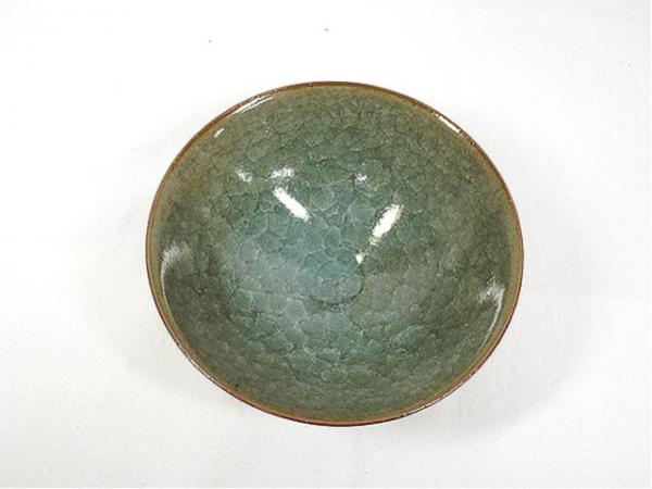 1円～☆方山窯/高橋和三郎作 青磁茶碗 ☆美品☆ ab0339(青磁)｜売買